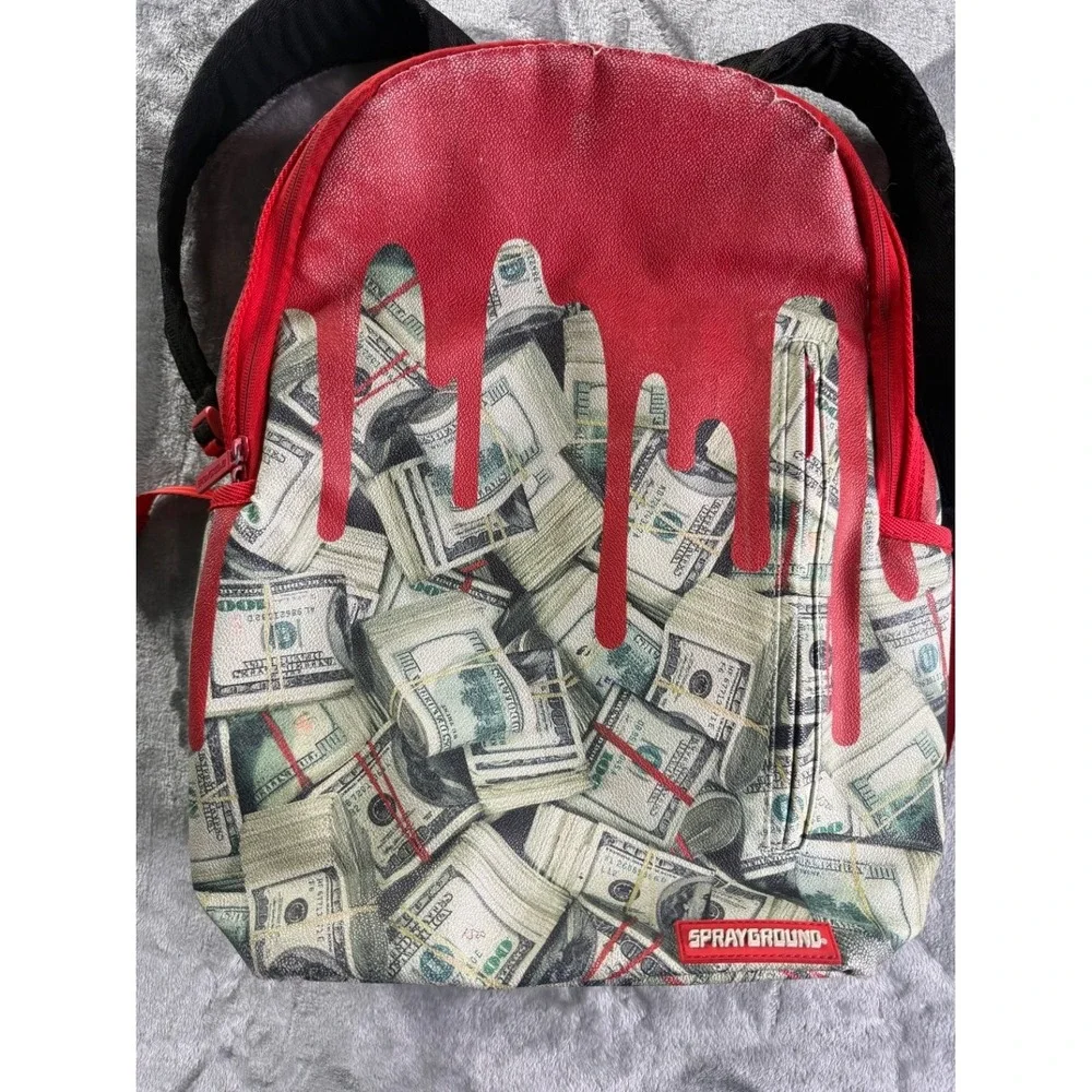 Sprayground Money Drip Limited Edition Men's Backpack Small Multicolor